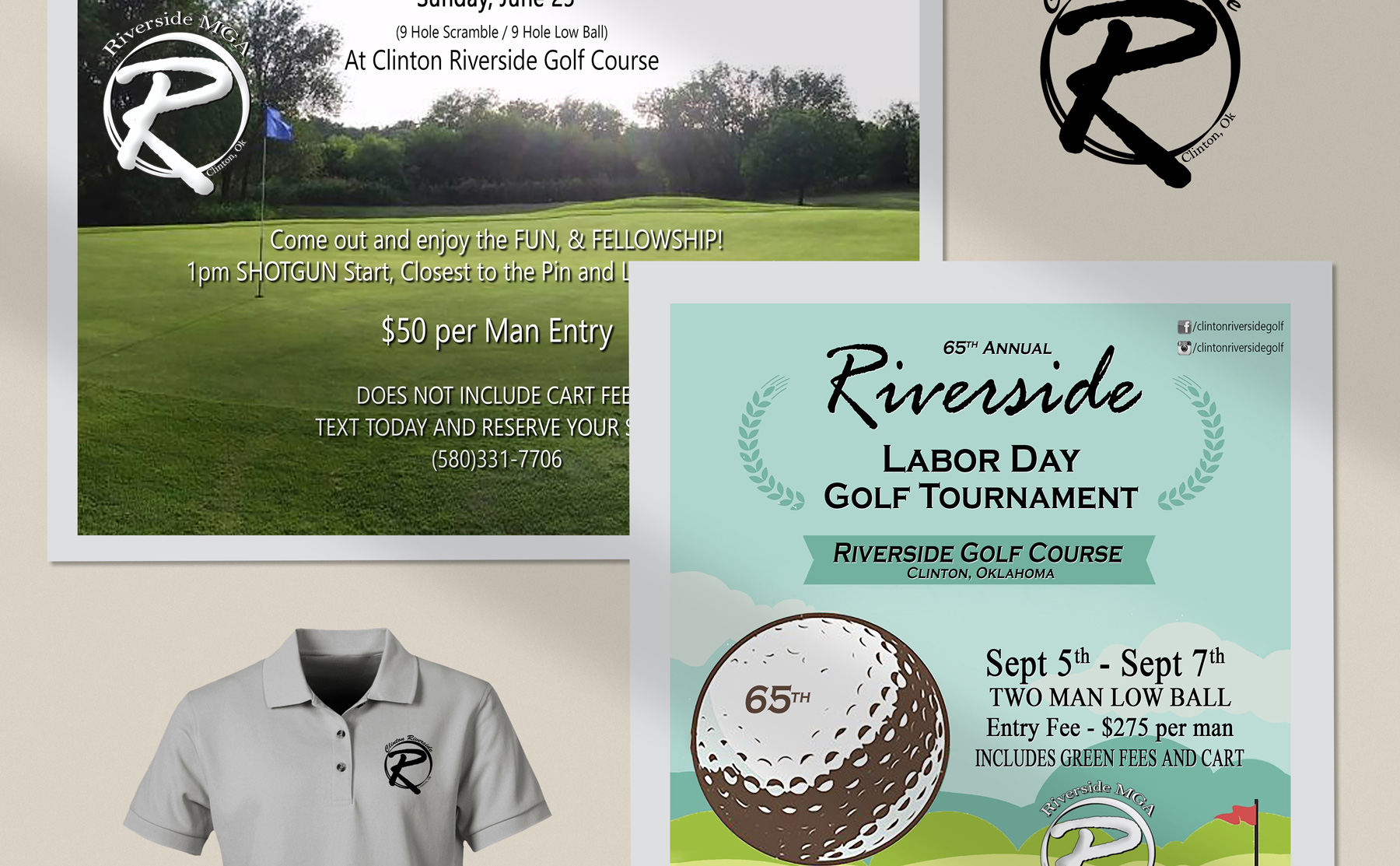 Logo & Design - Riverside Golf Course