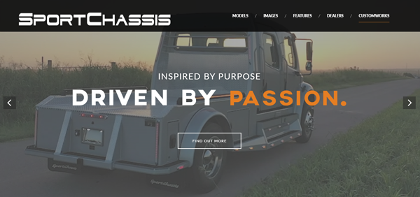 Web Design - SportChassis Trucks